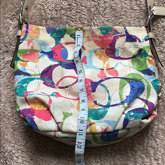 Coach Poppy Signature “C” Hobo Crossbody - Picture 15 of 15